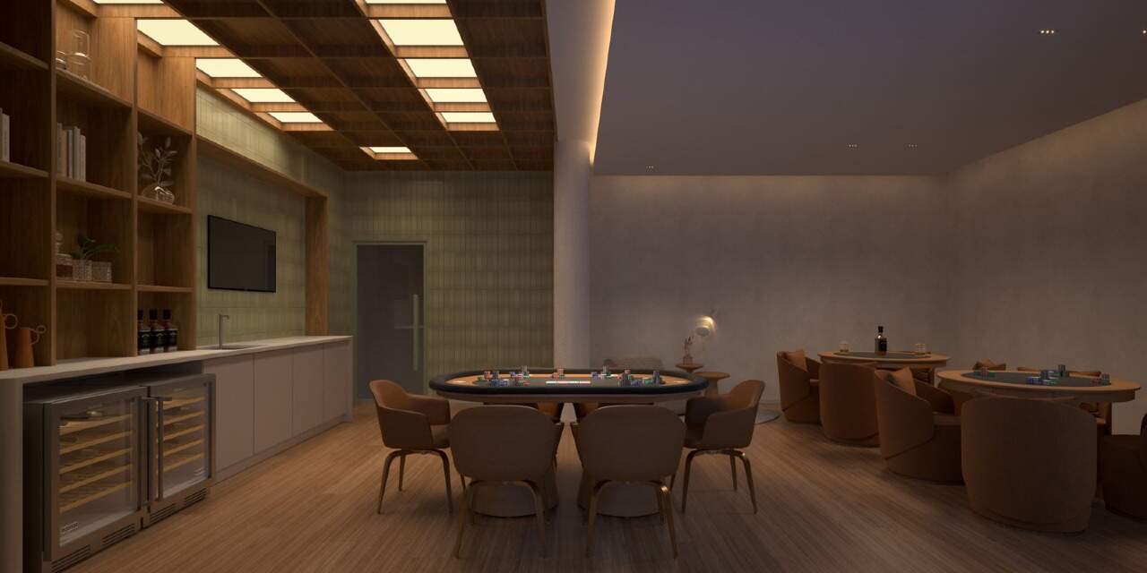 Apartamento à venda no Praia Brava: Sala de cartas (imagem ilustrativa)