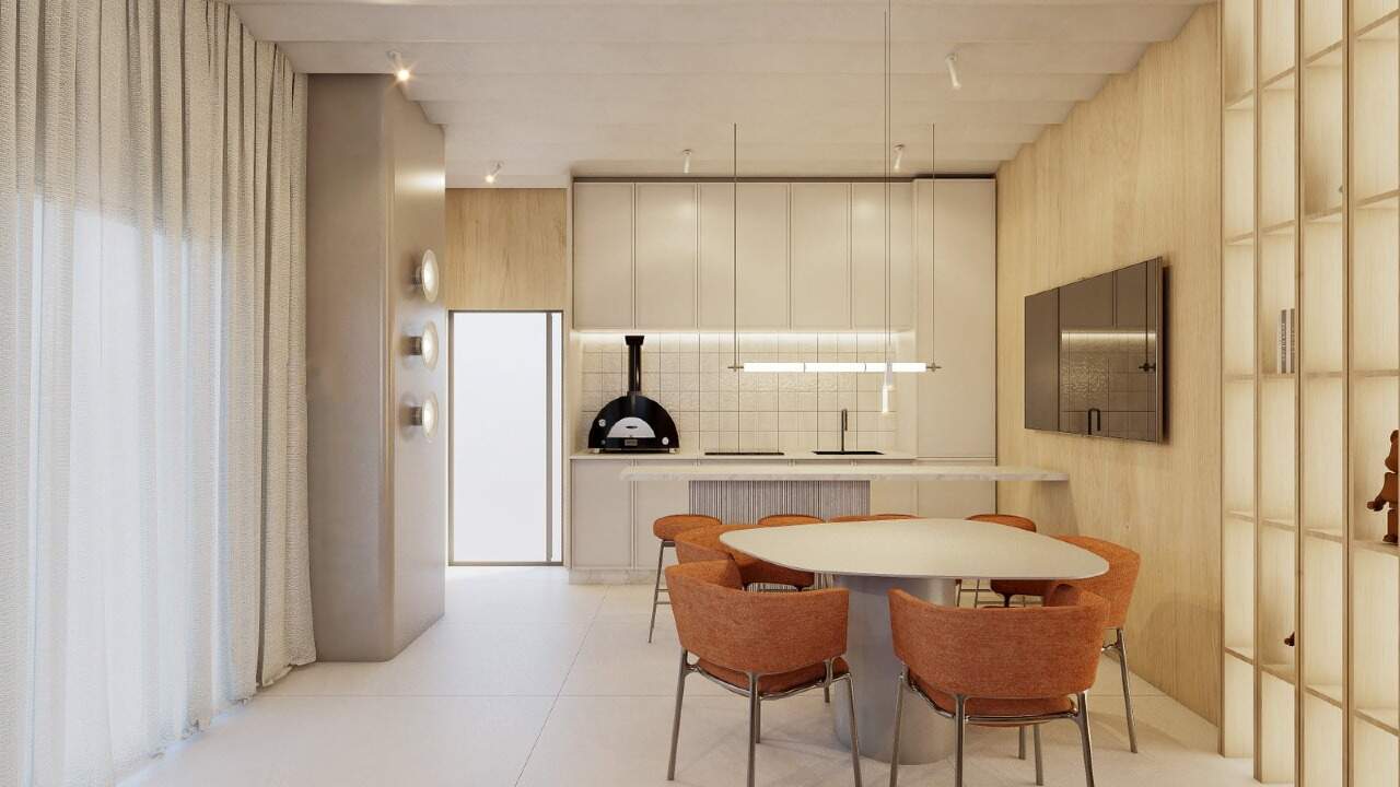 Apartamento à venda no Centro: Espaço gourmet (imagem ilustrativa)