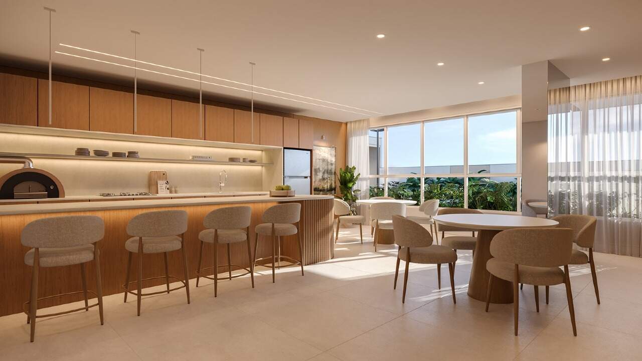 Apartamento à venda no Fazendinha: Espaço gourmet (imagem ilustrativa)