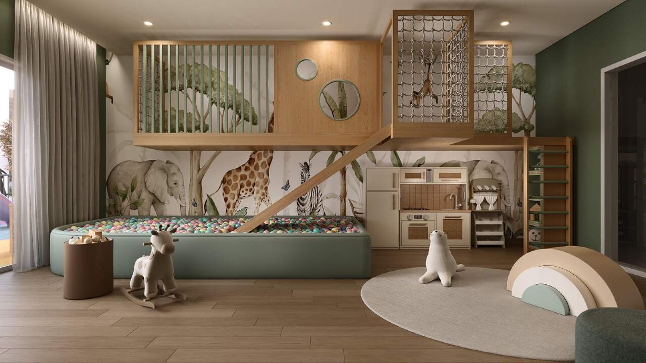 Apartamento à venda no Fazendinha: Espaço kids (imagem ilustrativa)