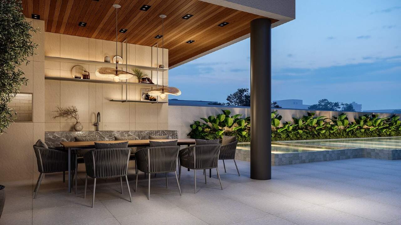 Apartamento à venda no Fazendinha: Quiosques do lazer (imagem ilustrativa)