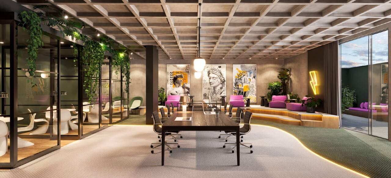 Apartamento à venda no Centro: Coworking (imagem ilustrativa)