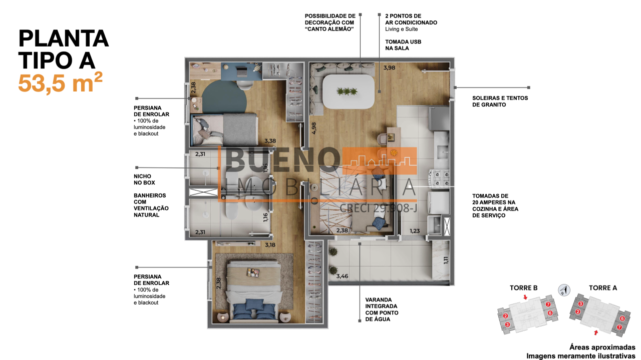 Apartamento à venda no Vila Grego: 
