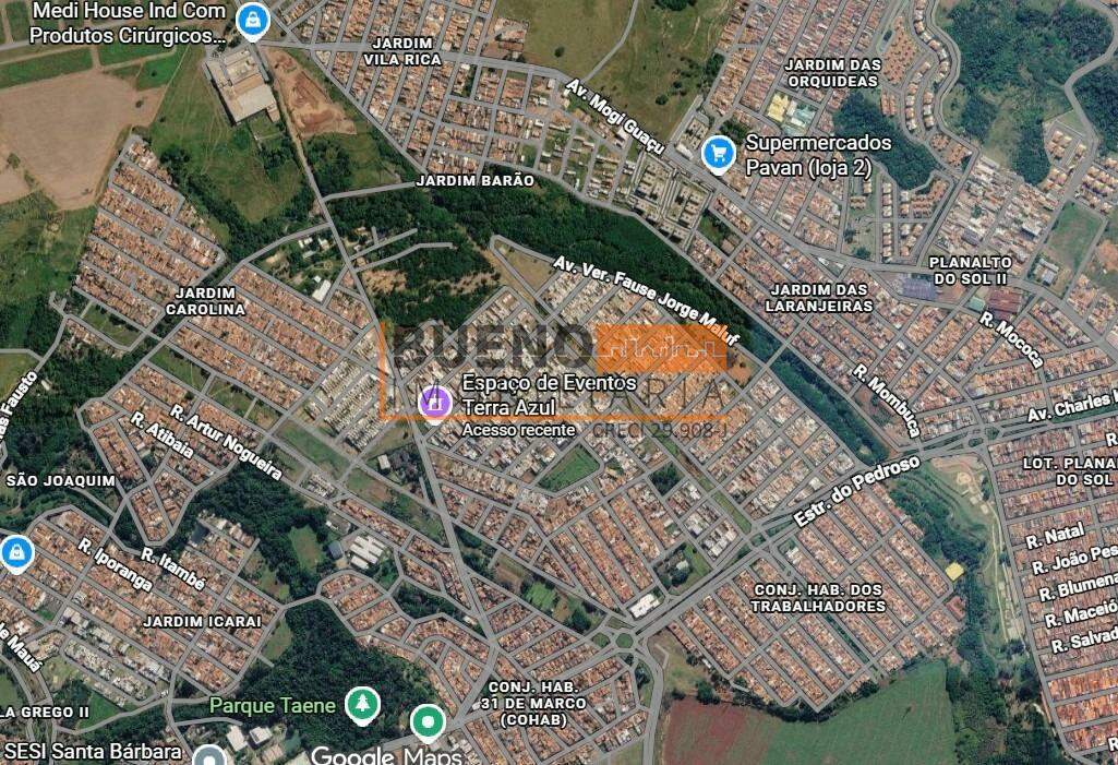 Terreno à venda no Terrazul SM: 