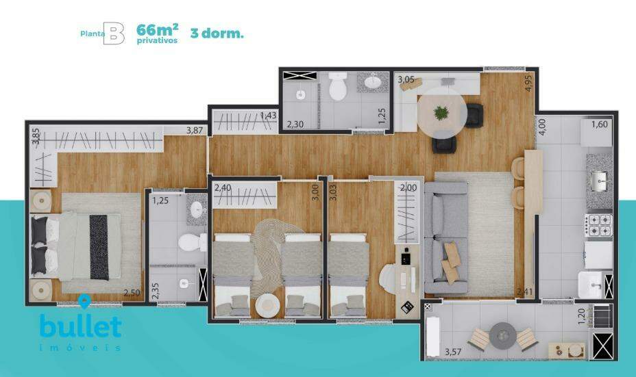 Apartamento à venda no bairro Chácara Cneo: 