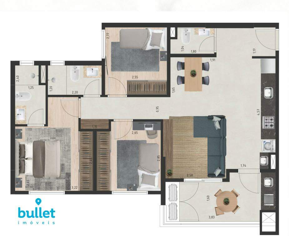 Apartamento à venda no bairro Vila João Jorge: 