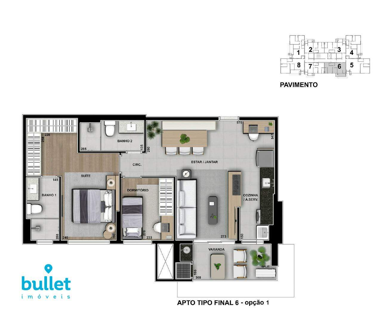Apartamento à venda no bairro Chácara da Barra: 