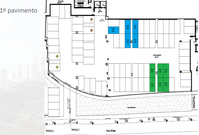 Sala à venda no Santa Lúcia: 