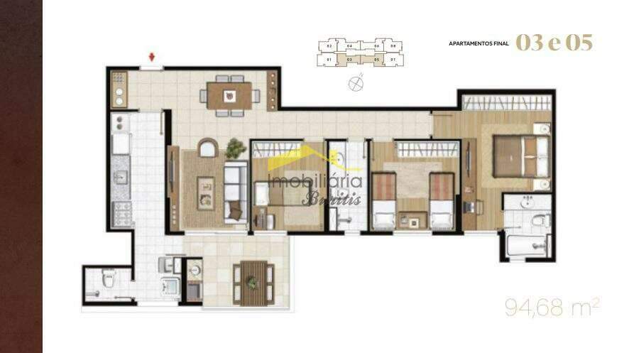 Apartamento à venda no Vila da Serra: 