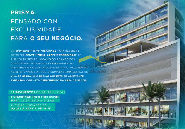 Sala à venda no Vila da Serra: 