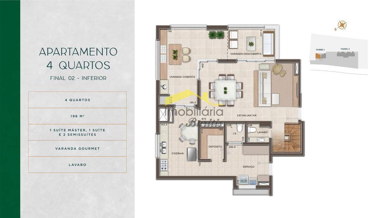 Apartamento à venda no Piemonte: 