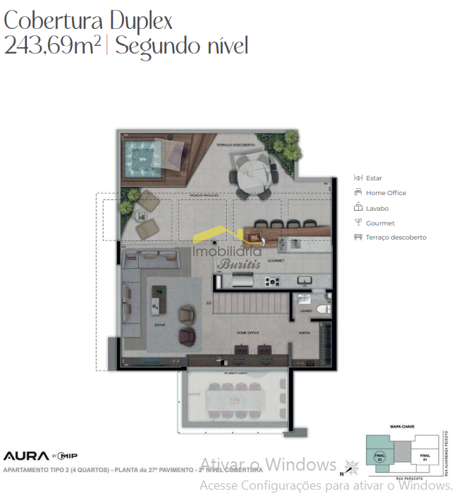 Cobertura à venda no Santo Agostinho: 