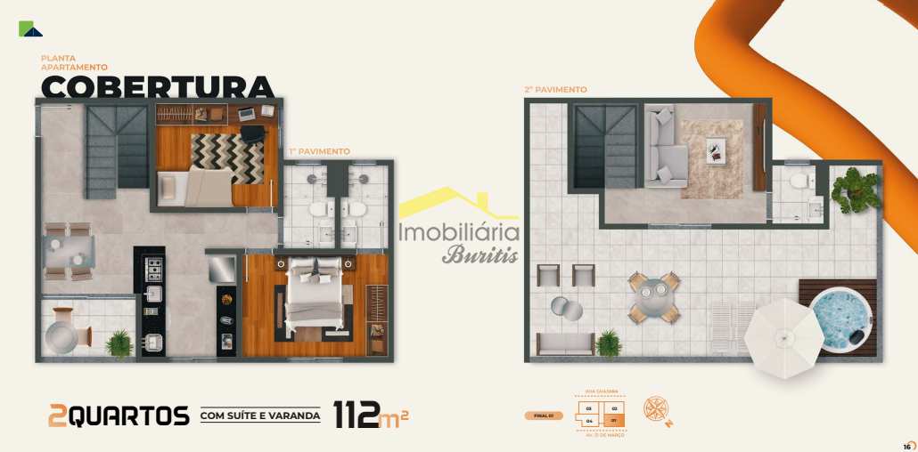 Cobertura à venda no Dom Cabral: 