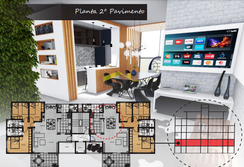 Apartamento com área privativa à venda no Palmeiras: 