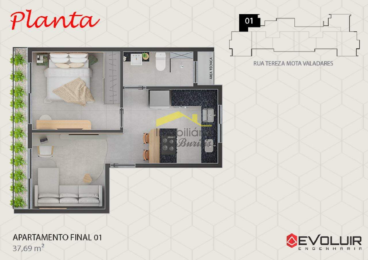 Apartamento à venda no Buritis: 