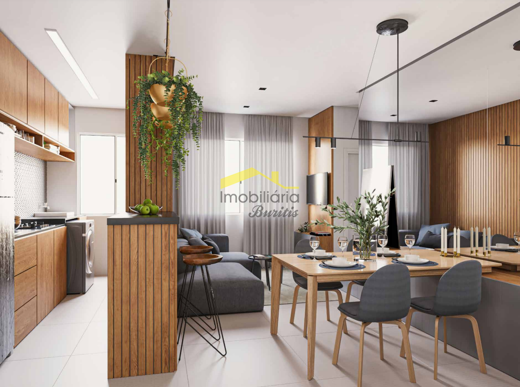 Apartamento com área privativa à venda no Buritis: 