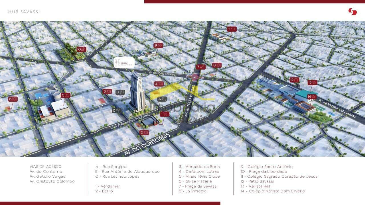 Apartamento à venda no Savassi: 