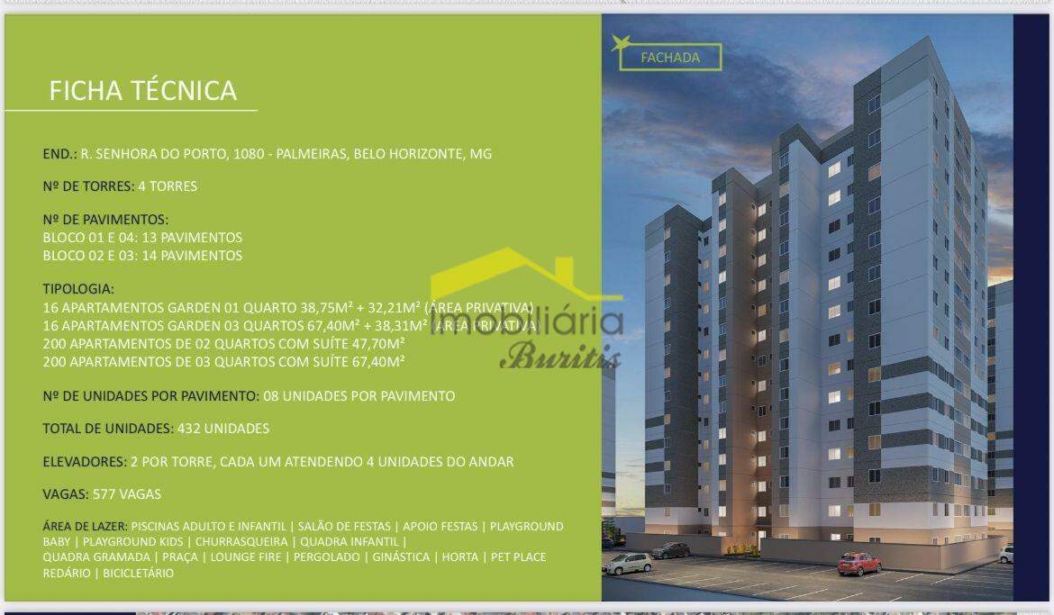 Apartamento à venda no Palmeiras: 