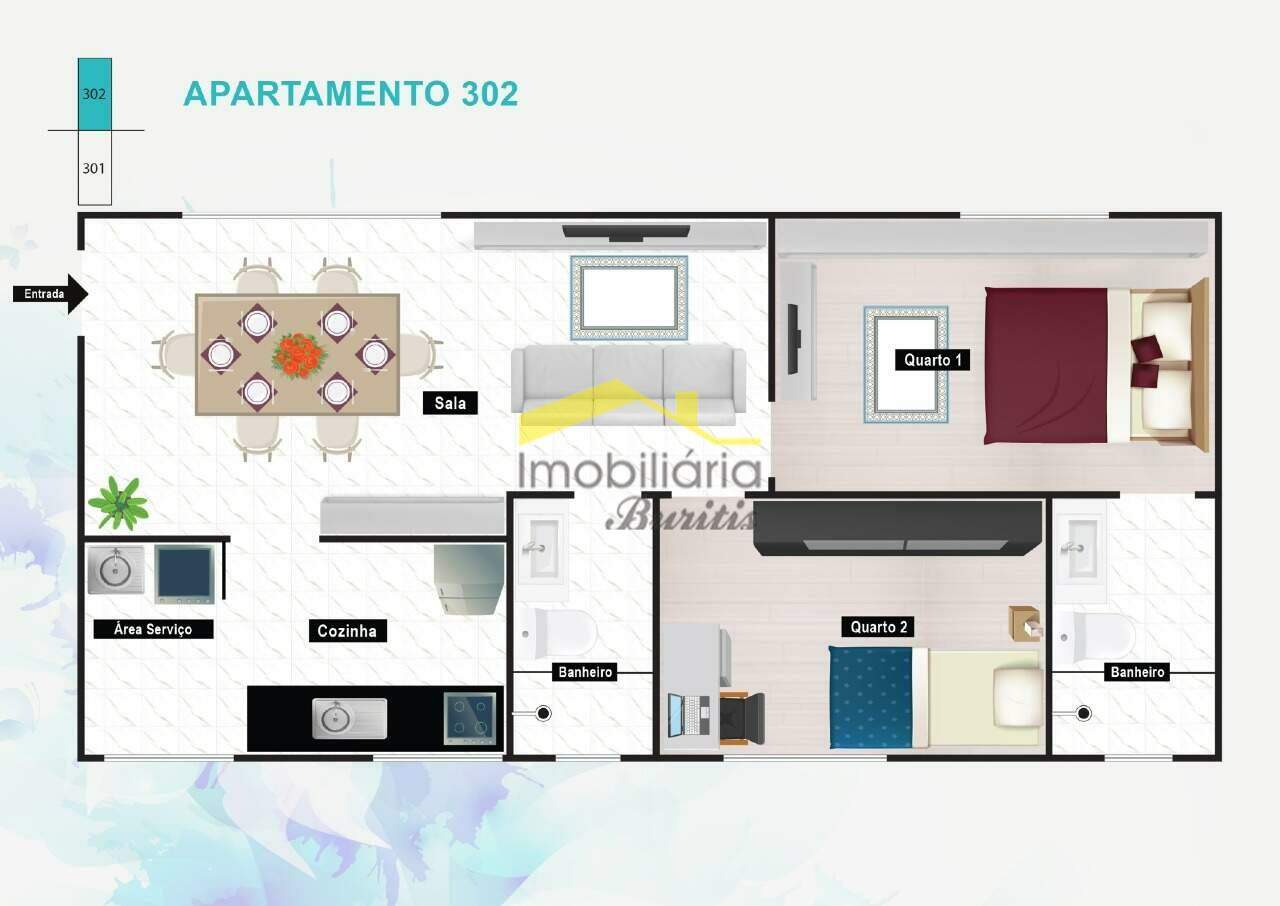 Apartamento com área privativa à venda no Barroca: 