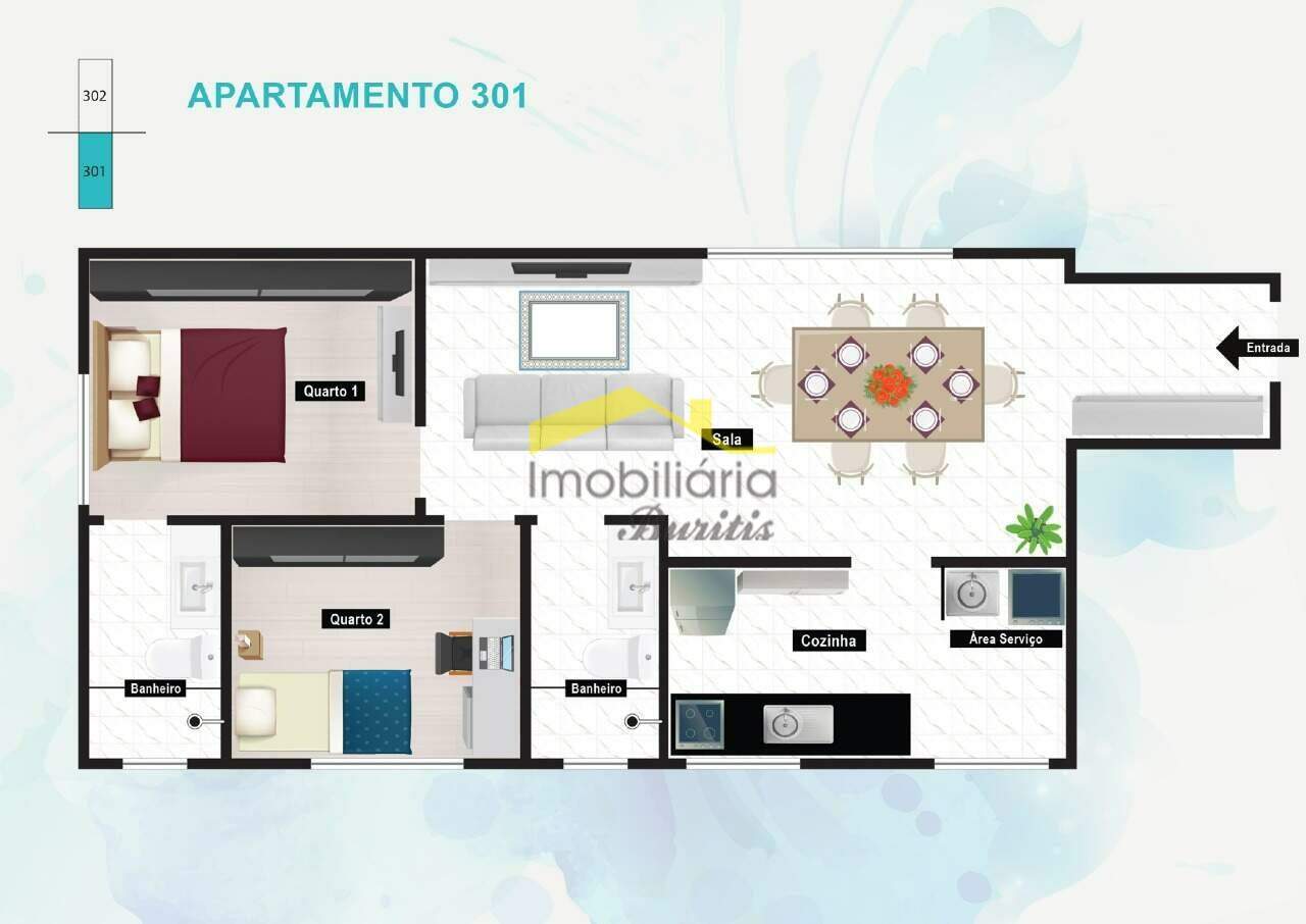 Apartamento com área privativa à venda no Barroca: 
