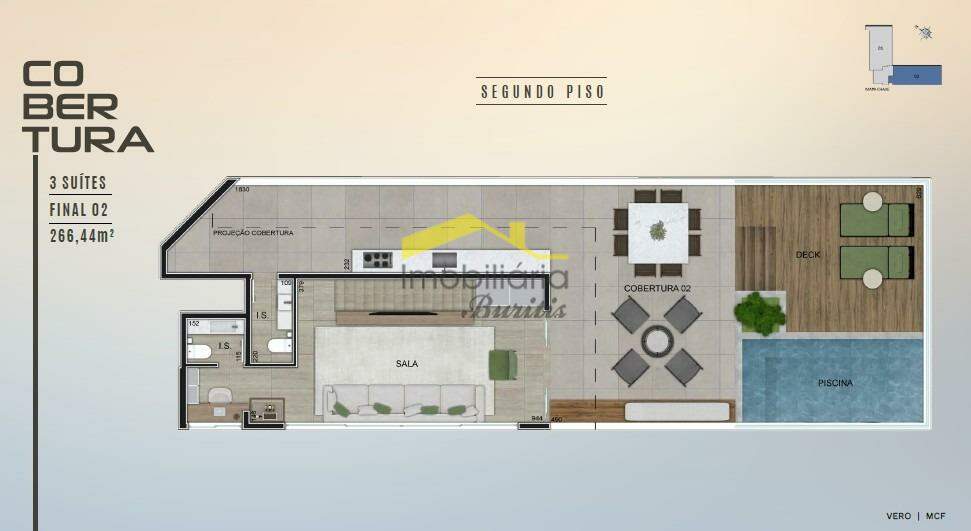 Cobertura à venda no Santo Antônio: 