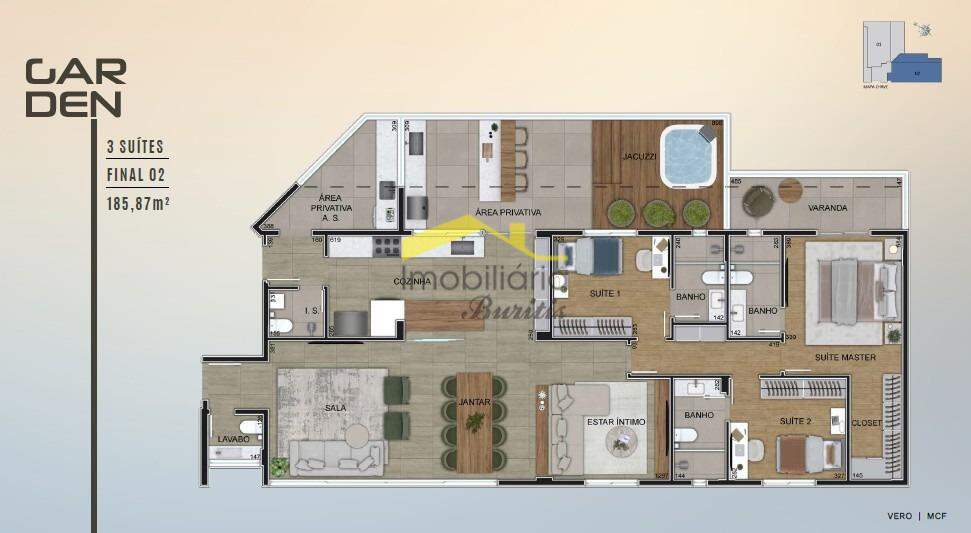 Apartamento com área privativa à venda no Santo Antônio: 