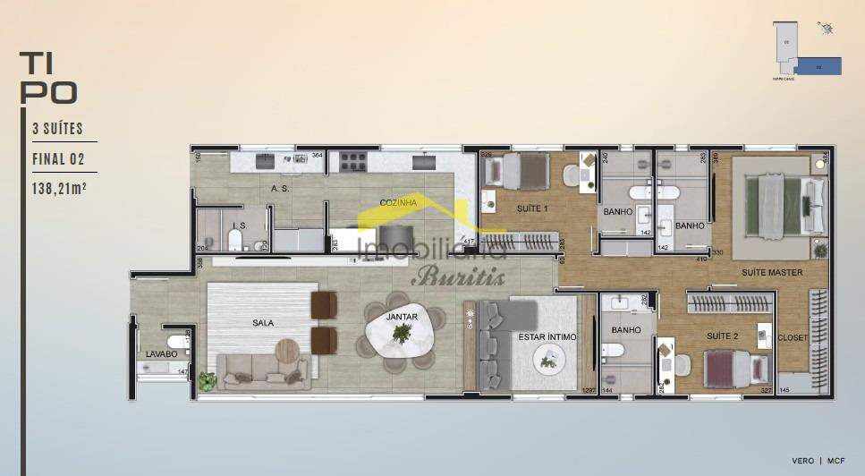 Apartamento à venda no Santo Antônio: 