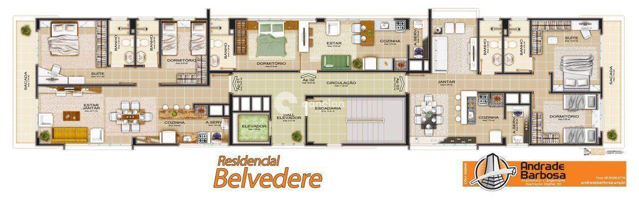 Apartamento à venda no Nossa Senhora de Lourdes: 