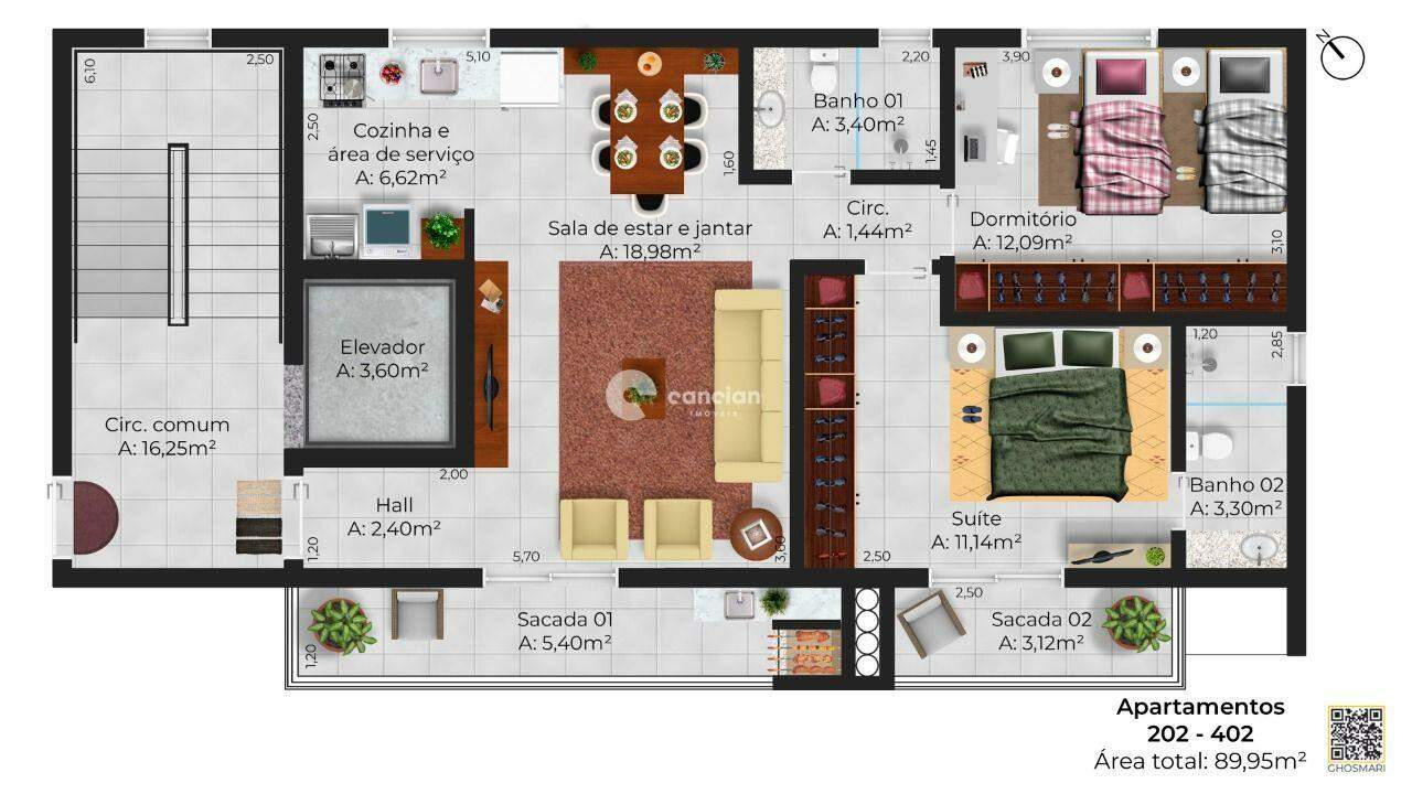 Apartamento à venda no Duque de Caxias: 