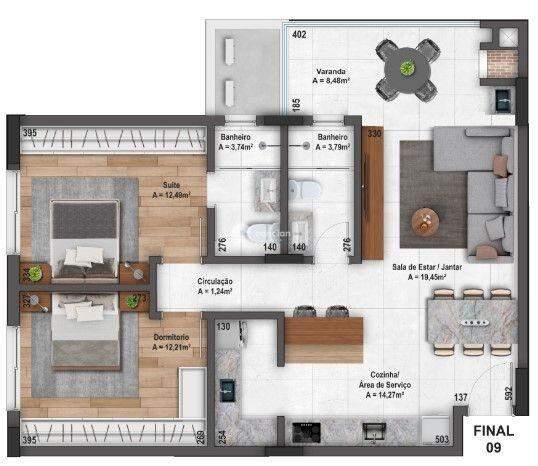 Apartamento à venda no Nossa Senhora do Rosário: 
