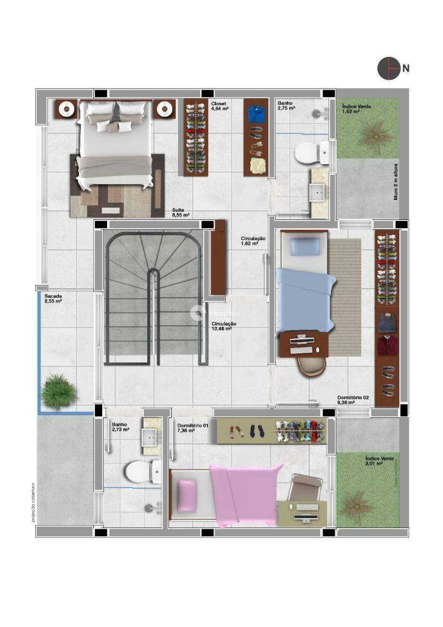 Casa de Condomínio à venda no Cerrito: 