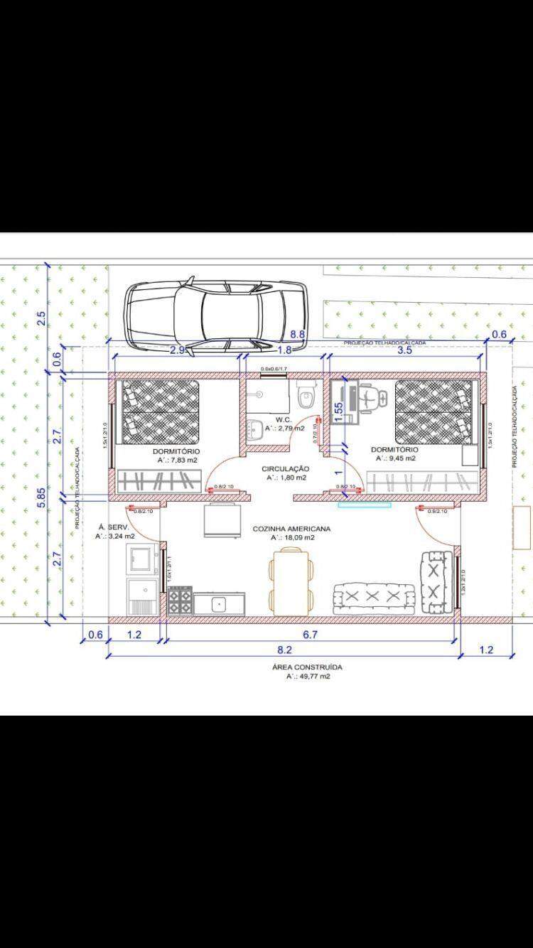 Casa à venda no Diácono João Luiz Pozzobon: 