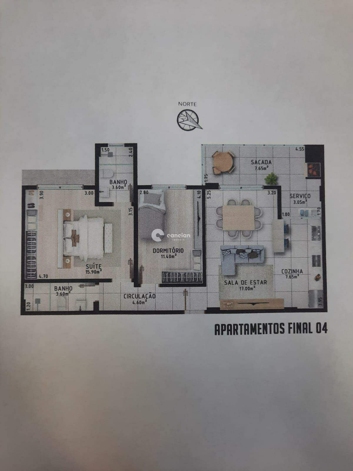 Apartamento à venda no Nossa Senhora de Fátima: 