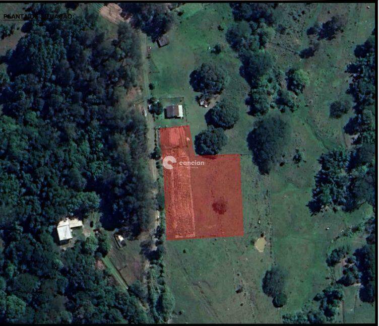 Área Rural à venda no Pé de Plátano: 