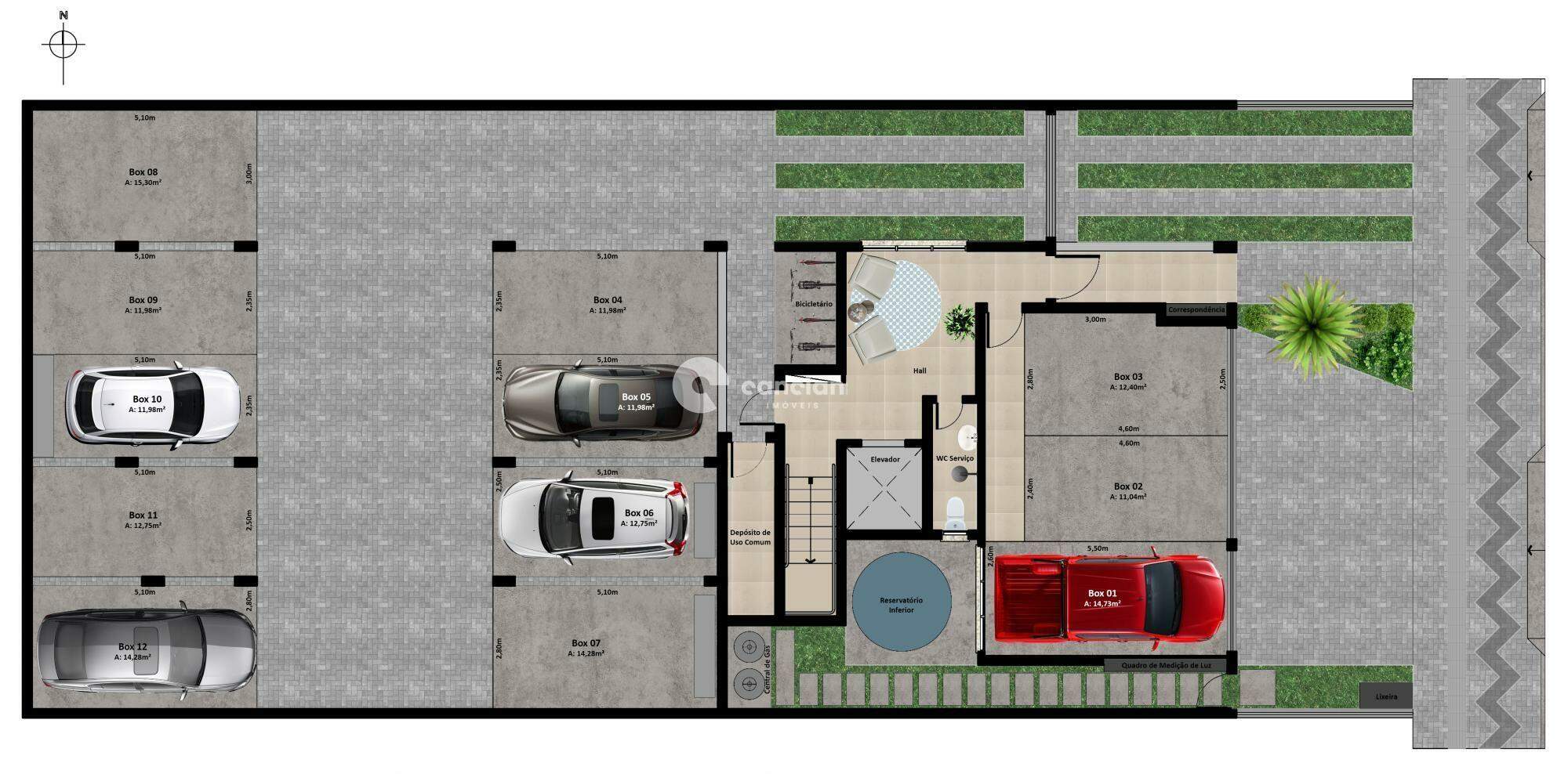 Apartamento à venda no Camobi: 