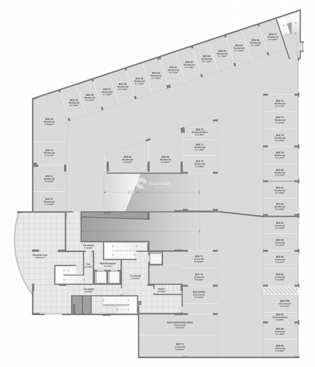 Apartamento à venda no Centro: