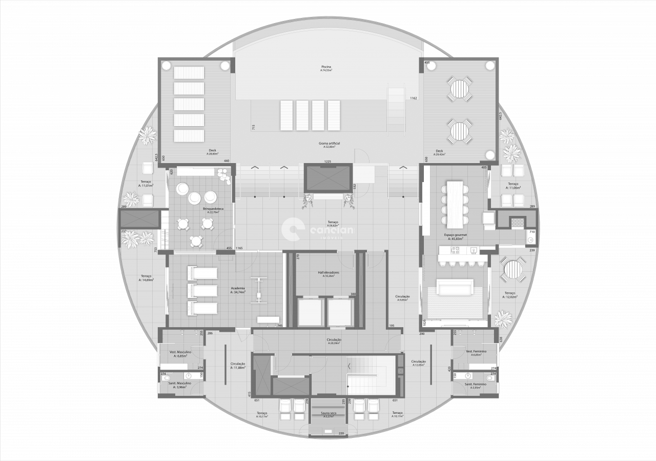 Apartamento à venda no Centro:
