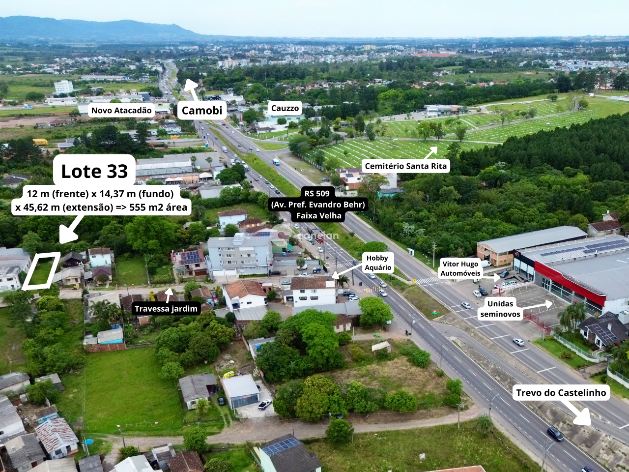 Terreno à venda no São José: 
