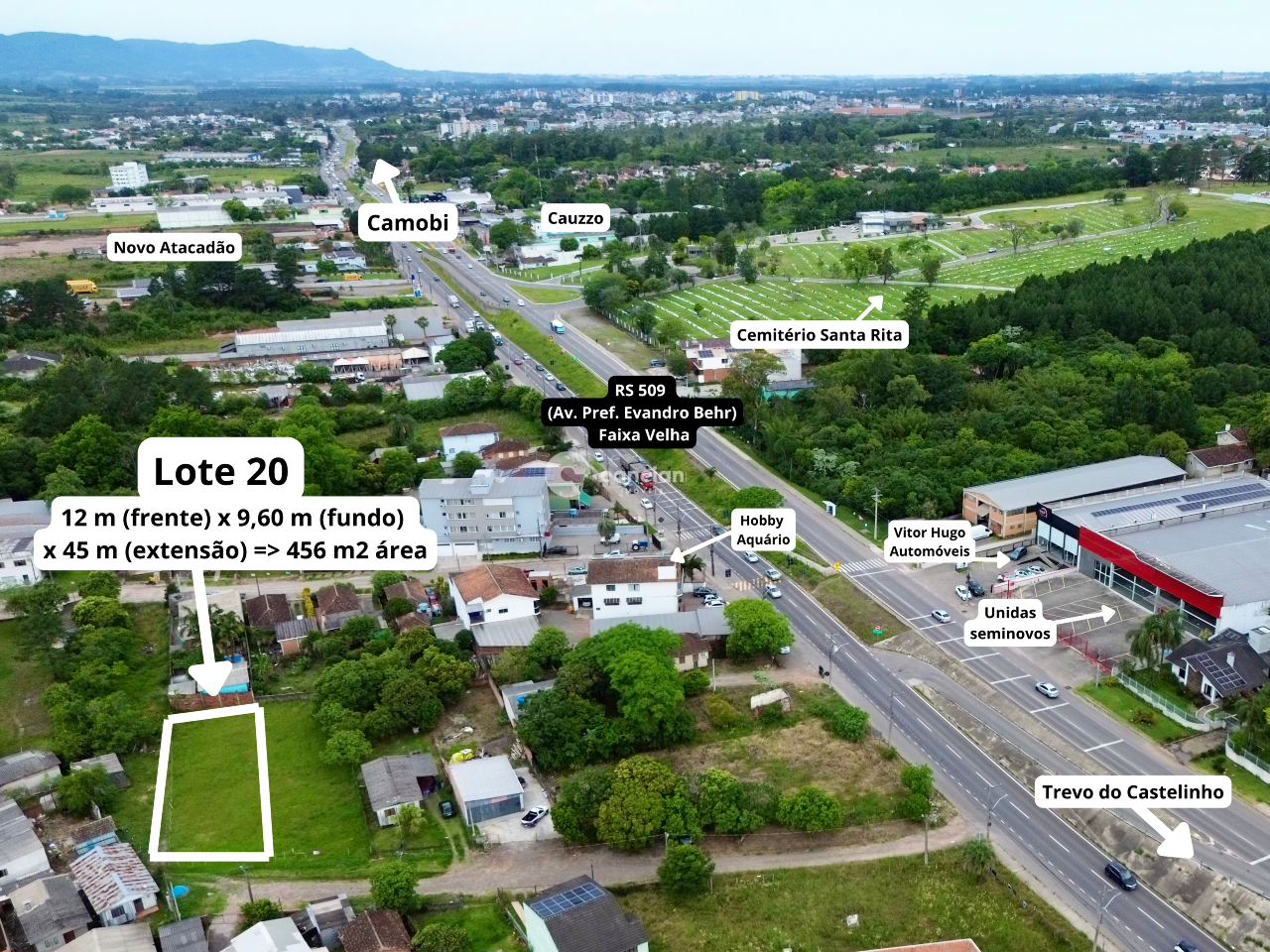 Terreno à venda no São José: 
