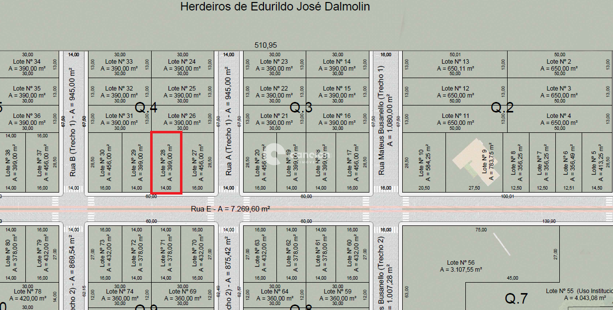 Terreno à venda no Centro: 