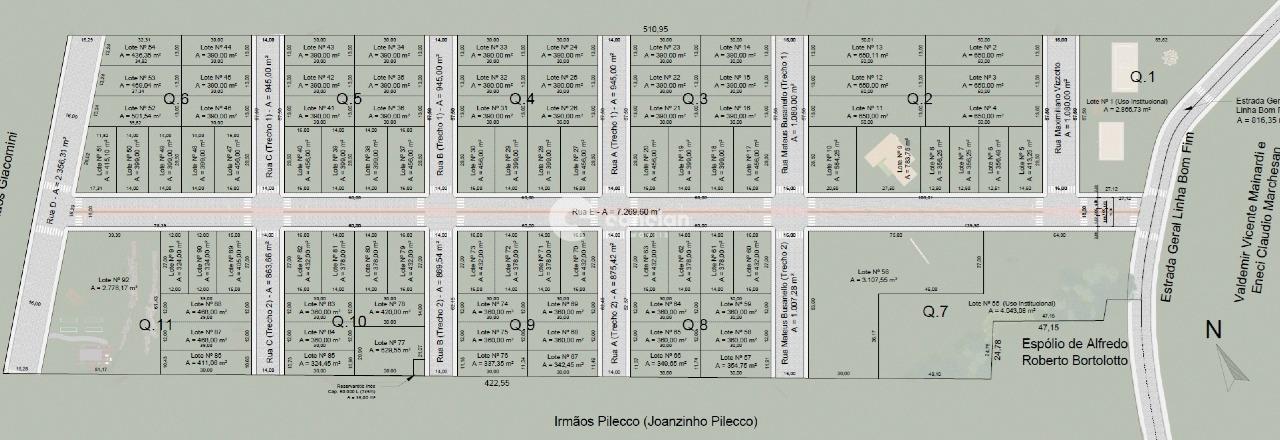 Terreno à venda no Centro: 