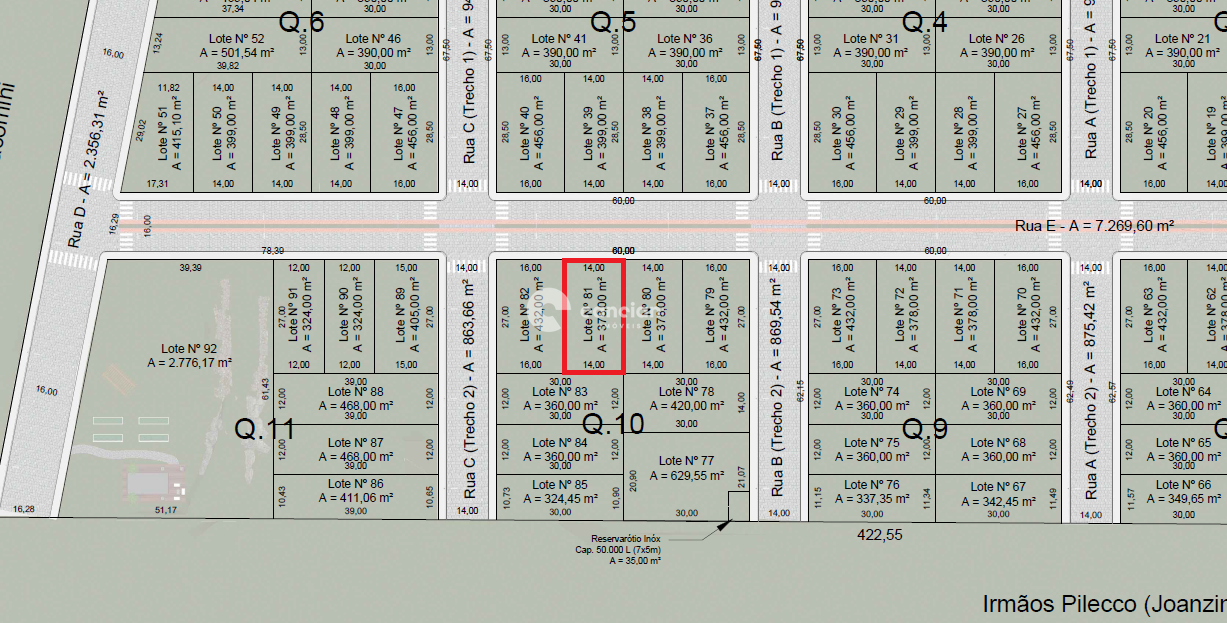 Terreno à venda no Centro: 