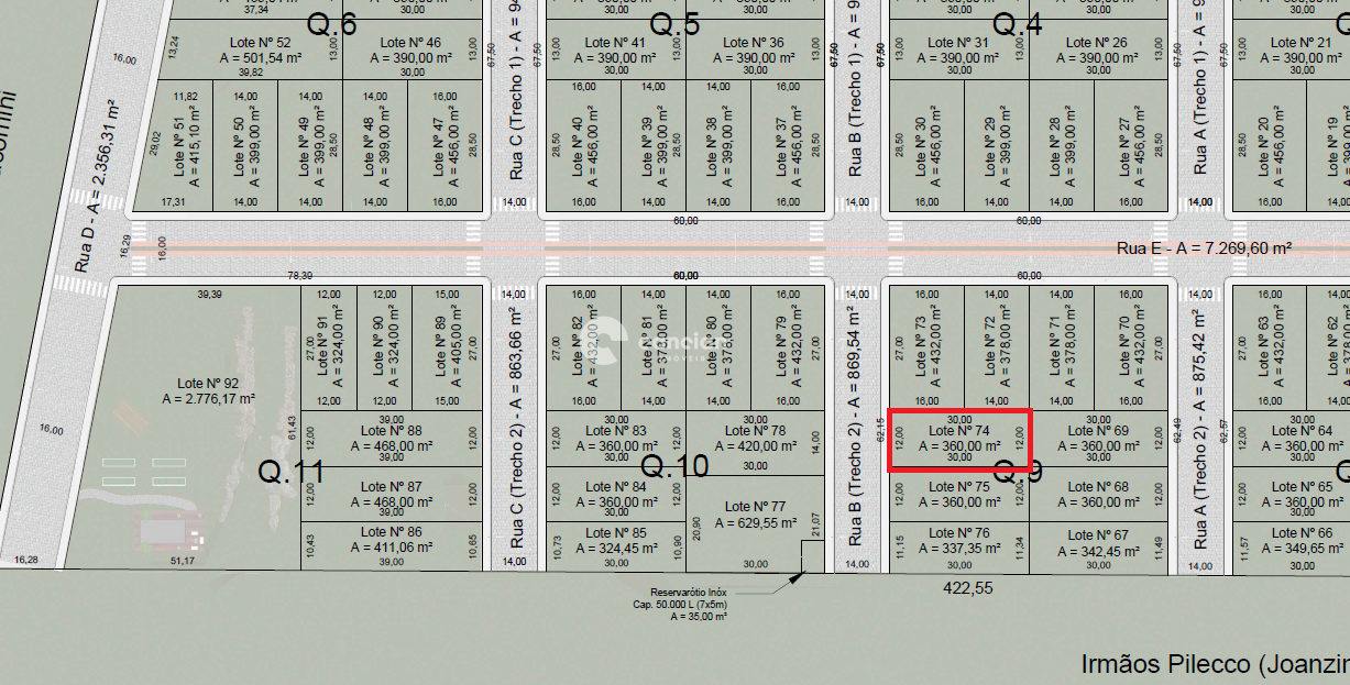 Terreno à venda no Centro: 