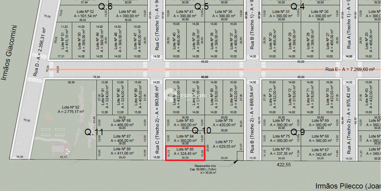 Terreno à venda no Centro: 