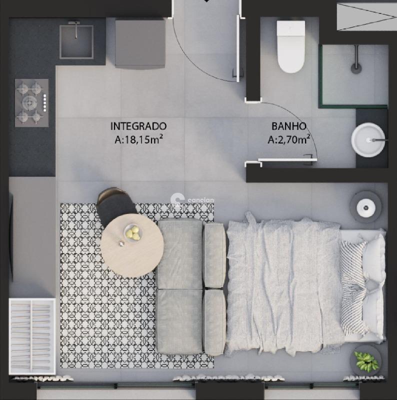 Apartamento à venda no Camobi: 