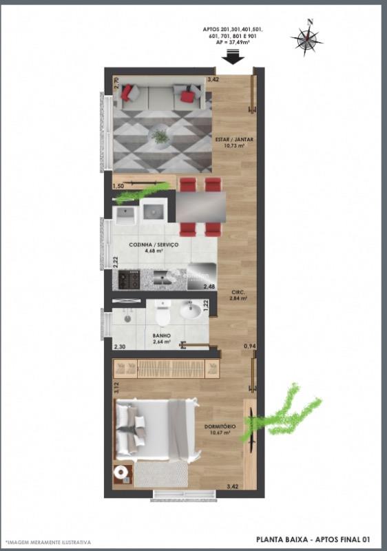 Apartamento à venda no Bonfim: 