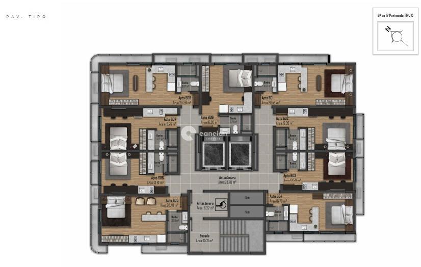 Apartamento à venda no Nossa Senhora de Lourdes: 