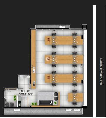 Sala Comercial para aluguel no Centro: 