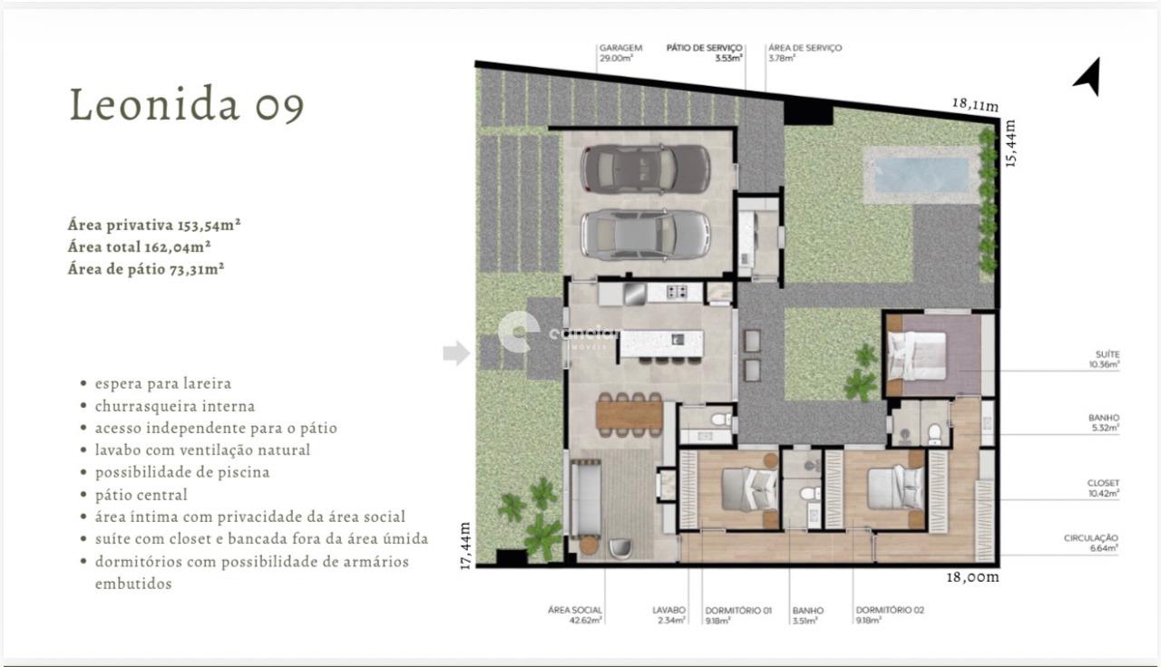 Casa de Condomínio à venda no São José: 