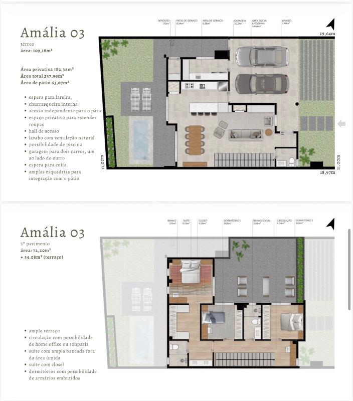 Casa de Condomínio à venda no São José: 